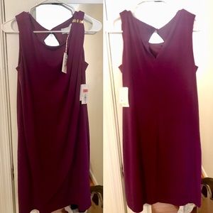 NWT purple/plum sleeveless Jessica Simpson dress